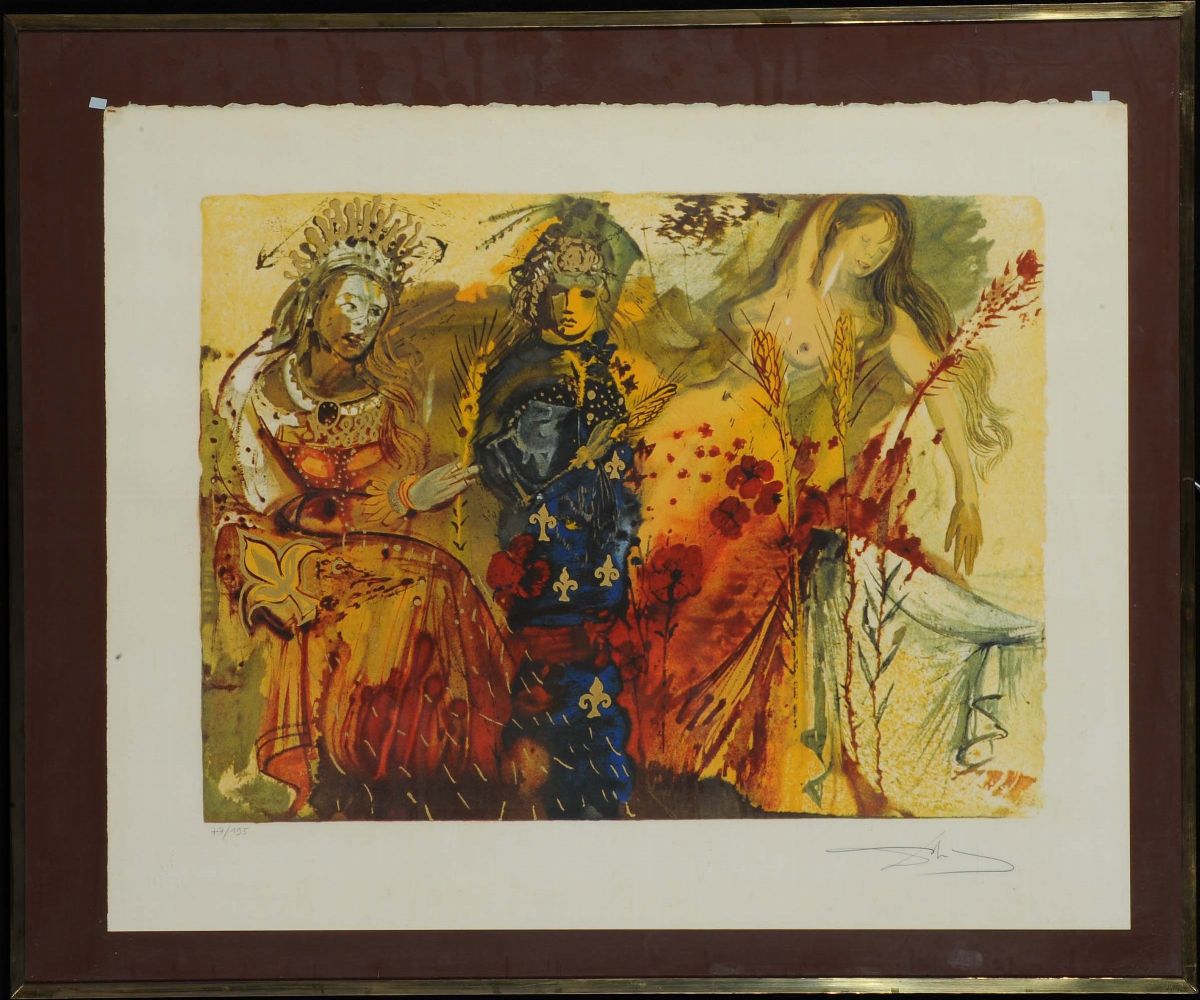 Quattro Serigrafie di Salvator Dalì, CM 56x40