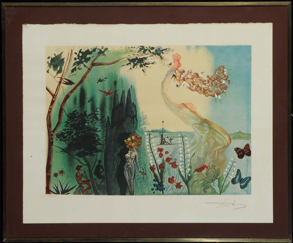 Quattro Serigrafie di Salvator Dalì, CM 56x40