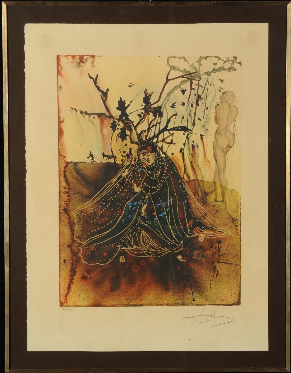 Quattro Serigrafie di Salvator Dalì, CM 56x40