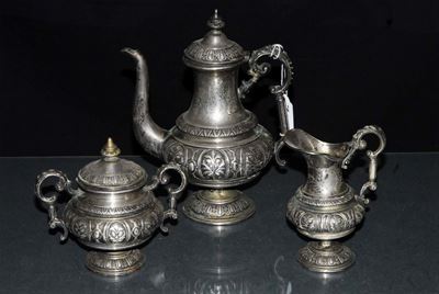Servizio in Argento da Caff, Inizio XX Secolo