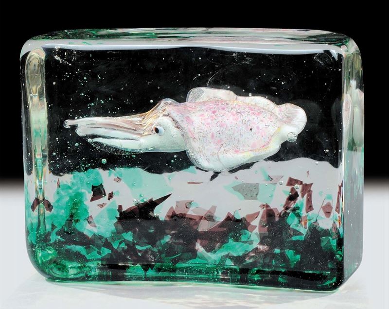 Pino Signoretto - Murano Acquario  - Asta Asta OnLine 2-2013 - Cambi Casa d'Aste
