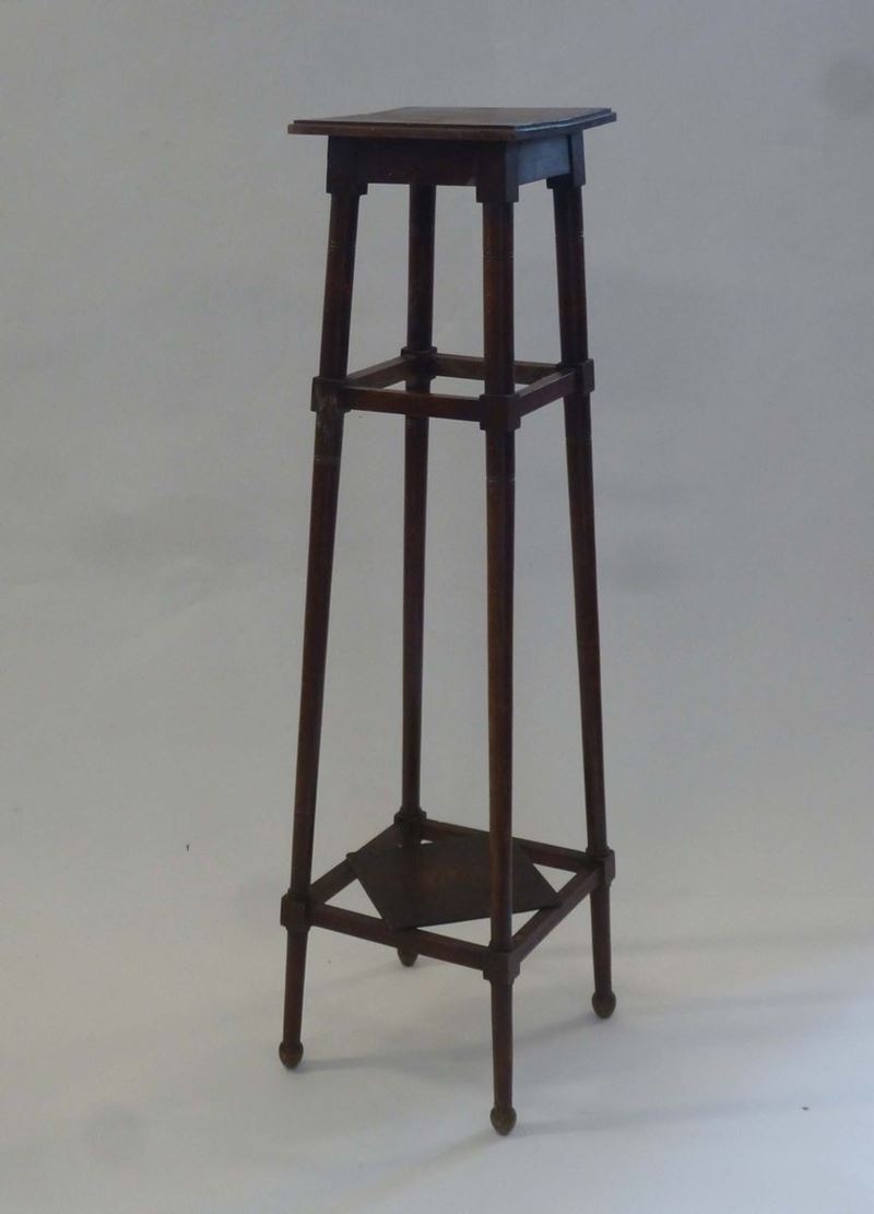Porta vaso in legno  - Asta Asta a Tempo 1-2015 - Cambi Casa d'Aste