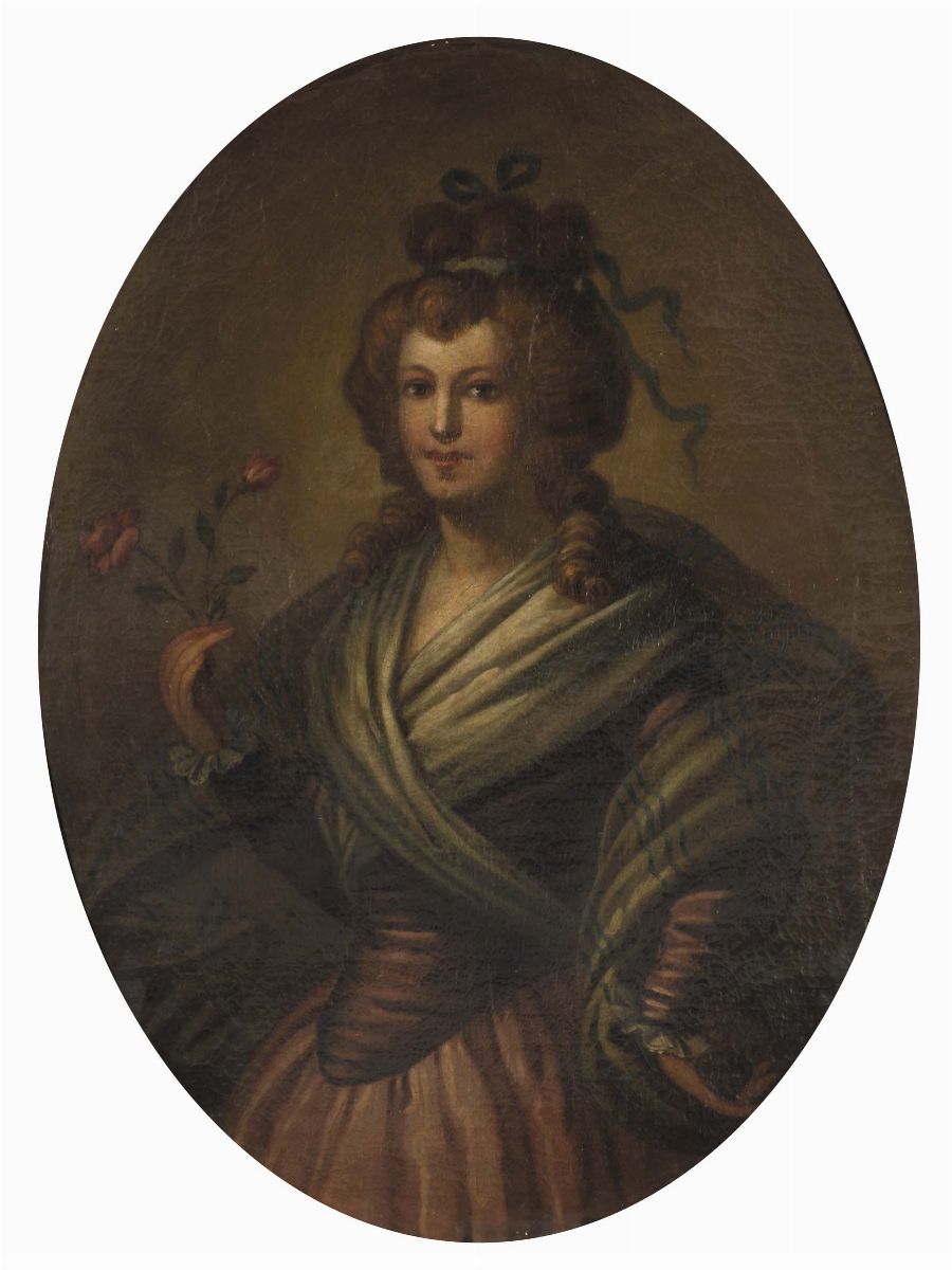 Scuola Italiana della Fine del XVIII Secoloritratto di Nobildonnaritratto di Nobildonna