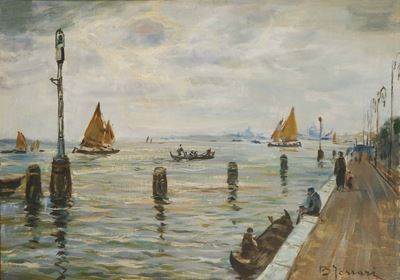 Berto Ferrari (1887-1965)riva San Elena Venezia