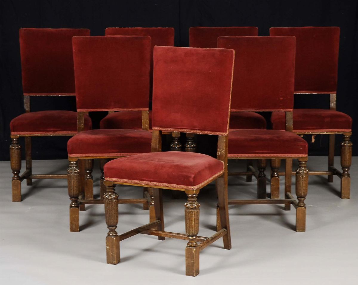 Tavolo in Rovere con Fascia Baccellata, Inghilterra XIX Secolo