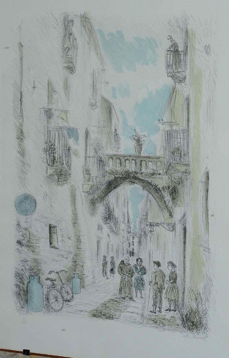 Michele Cascella (1892-1989)  - Asta Antiquariato, Argenti e Dipinti Antichi - Cambi Casa d'Aste