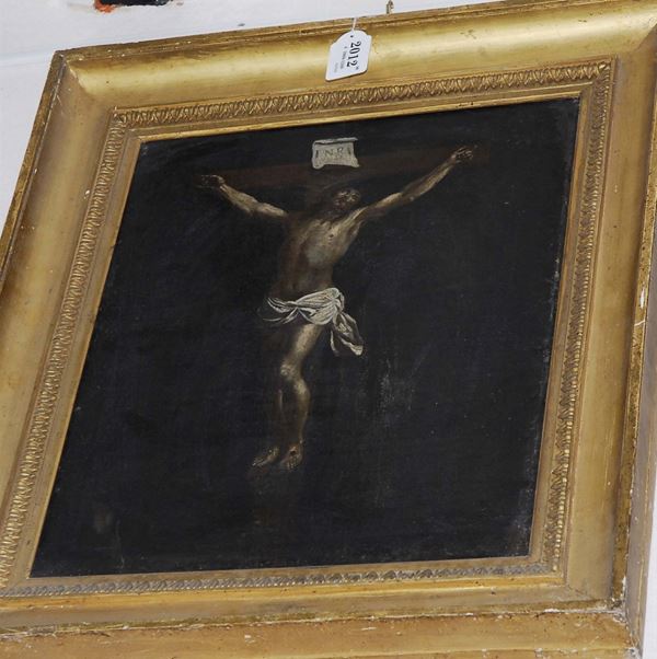 Scuola Napoletana del XVIII secolo Crocifissione