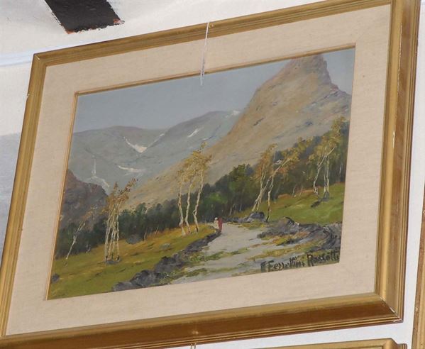 Ferretini Rossotti (1866-1951) Paesaggio