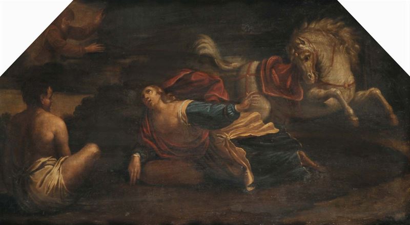 Scuola Veneta del XVIII secolo Episodio Biblico  - Asta Antiquariato e Dipinti Antichi - Cambi Casa d'Aste