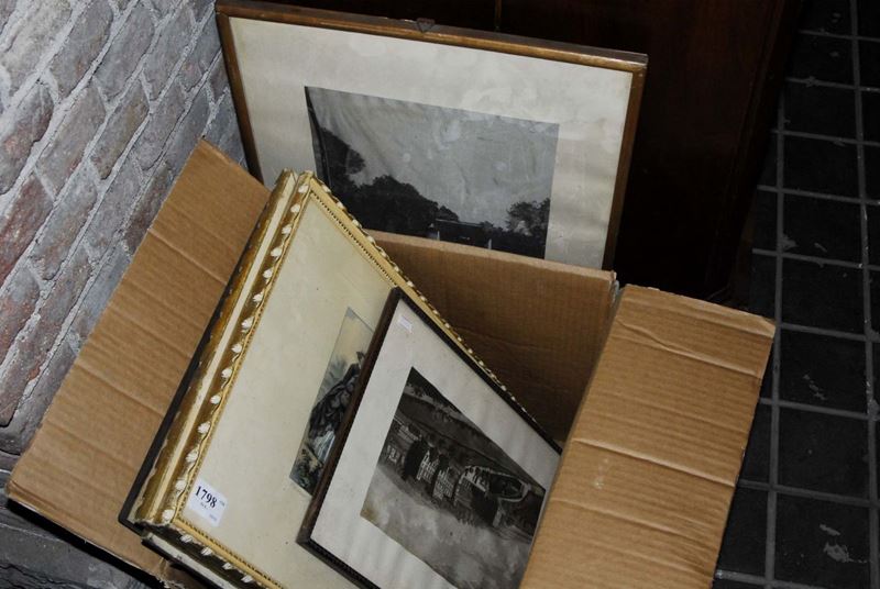 Lotto di dieci stampe  - Asta Antiquariato, Argenti e Dipinti Antichi - Cambi Casa d'Aste