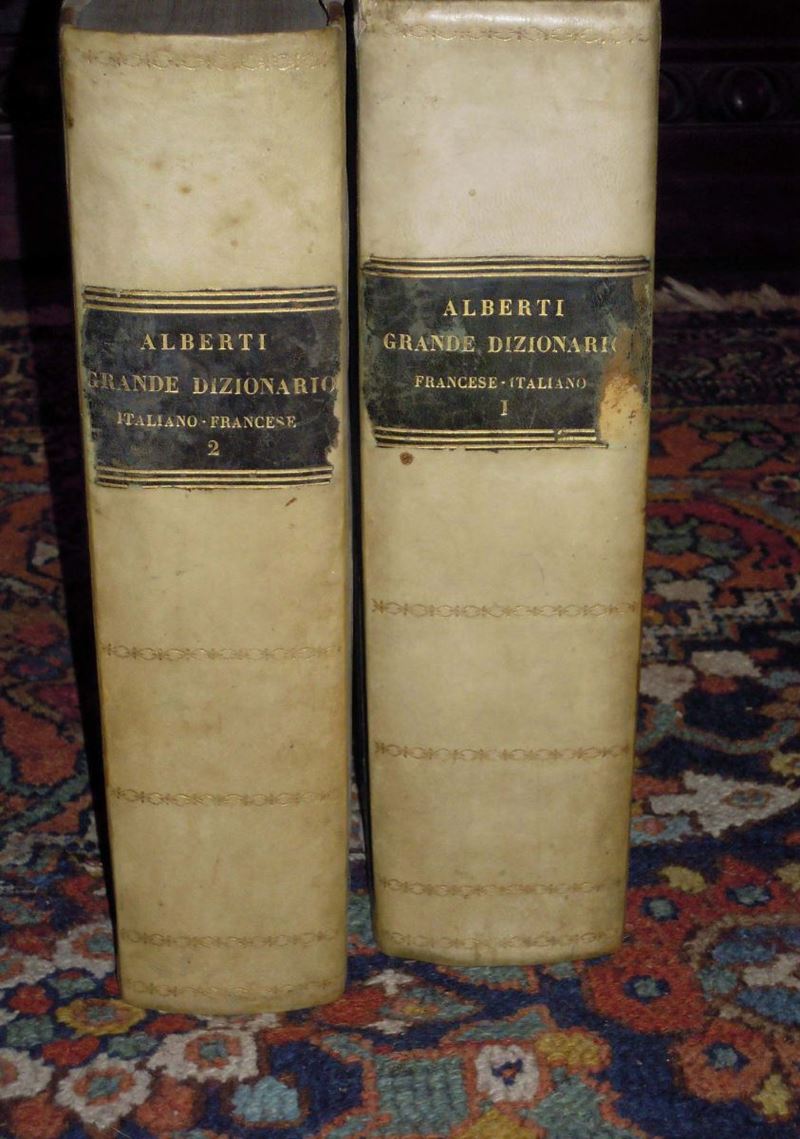 Alberti Dizionario Francese-Italiano  - Auction Old and Rare Books - Cambi Casa d'Aste
