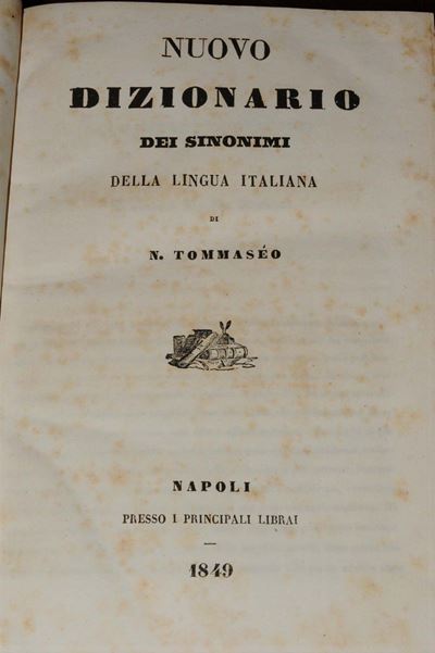 Tommaseo, Nicolònuovo Dizionario dei Sinonimi