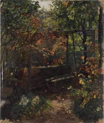 Severino Tremator (1895-1940)angolo di Giardino