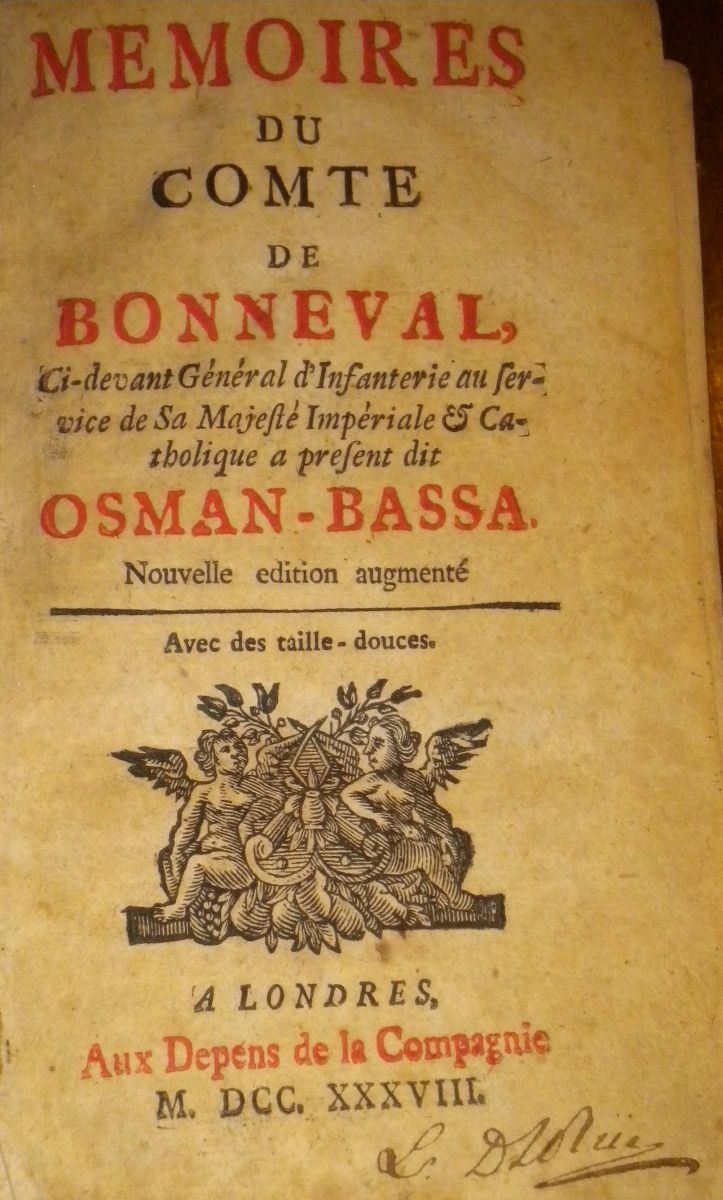 Comte de Bonneval Memoires  - Asta Libri Antichi e Rari - Cambi Casa d'Aste