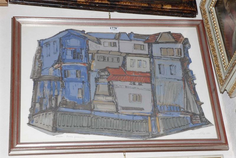 M. Martini Vecchie case  - Auction Antiquariato, Argenti e Dipinti Antichi - Cambi Casa d'Aste