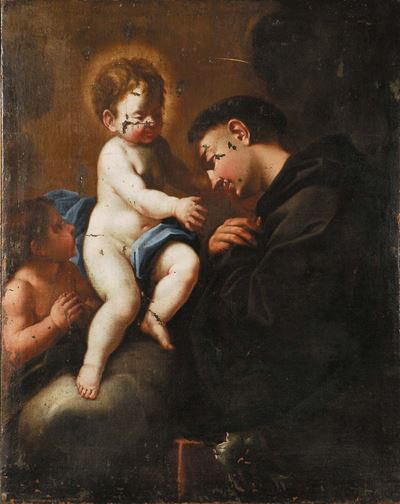 Ludovico Mazzanti (1686-1775), Cerchia Disantõantonio con Bambino e San Giovannino