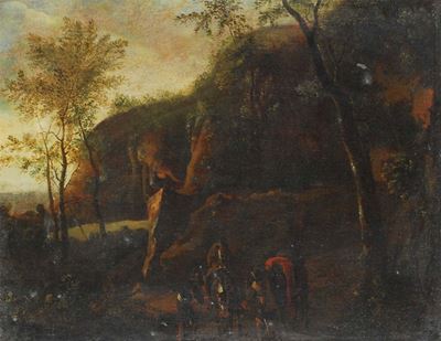 Scuola del XVIII Secolobambocciata nel Bosco