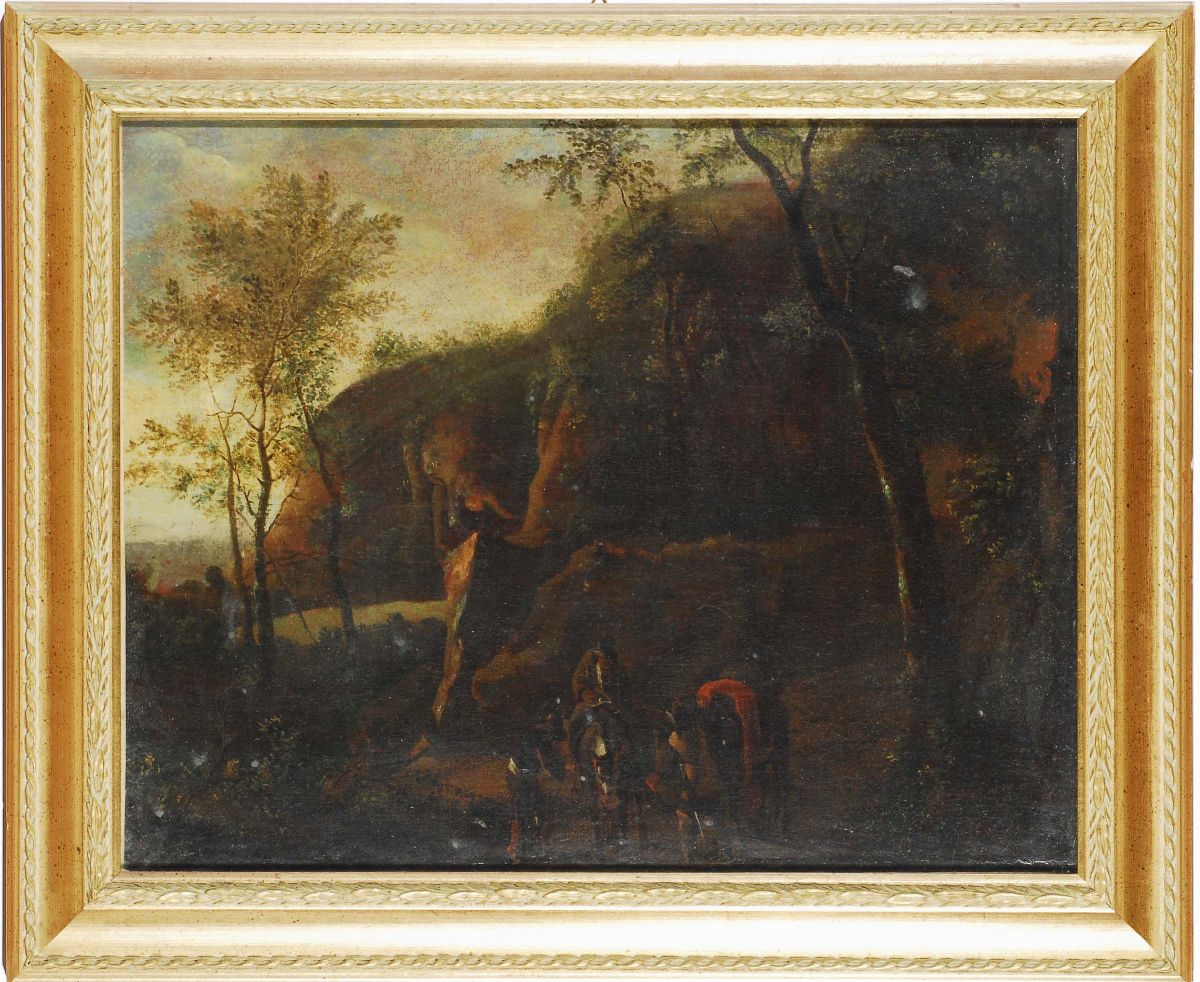 Scuola del XVIII Secolobambocciata nel Bosco