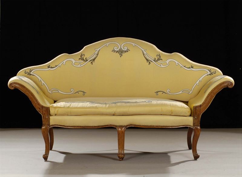 Divano e due poltrone Luigi XV,, XVIII secolo  - Auction Time Auction 1-2015 - Cambi Casa d'Aste