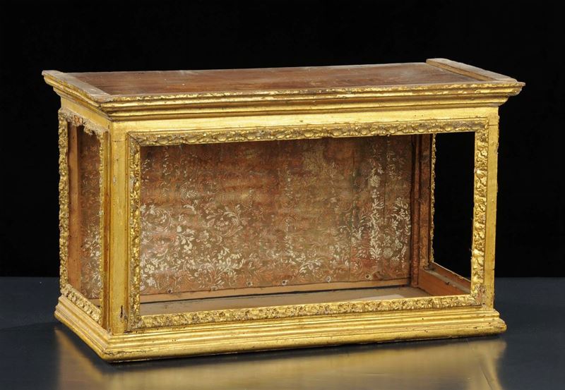Teca intagliata e dorata, XVIII secolo  - Asta Antiquariato e Dipinti Antichi - Cambi Casa d'Aste