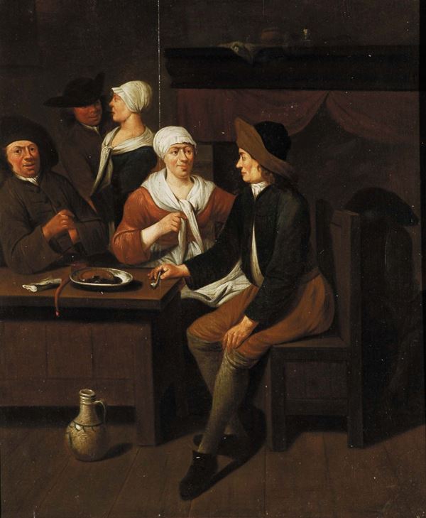 Jan Baptist Lambrechts (1680-1731), alla maniera di Scena dÕinterno