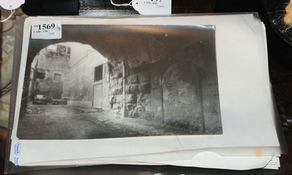 Lotto di 15 fotografie di Genova e Ventimiglia, archivio Sagep