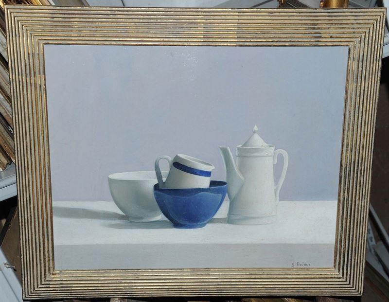 Sandra Batoni (1953) Composizione  - Asta Asta a Tempo 1-2014 - Cambi Casa d'Aste