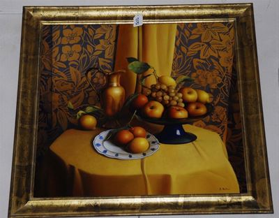Sandra Batoni (1953)natura Morta con Frutta e Vaso