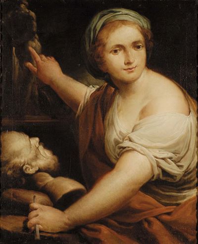 Scuola Italiana del XVII Secoloallegoria della Scultura