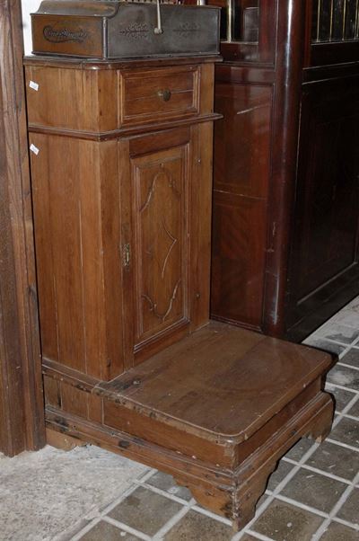 Inginocchiatoio in Carubbo, XIX Secolo