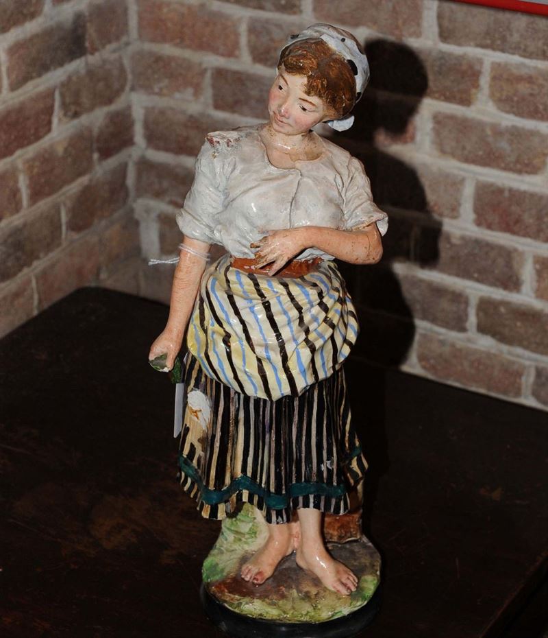 Gean Moreno (XX) Fanciullo con brocca  - Asta Antiquariato e Dipinti Antichi - Cambi Casa d'Aste