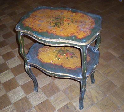 Tavolino da Centro Stile Luigi XV, Veneto Fine XIX Secolo
