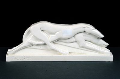 Charles Lemanceau (1905-1980) - St. Clement - Francia Levrieri in Corsa