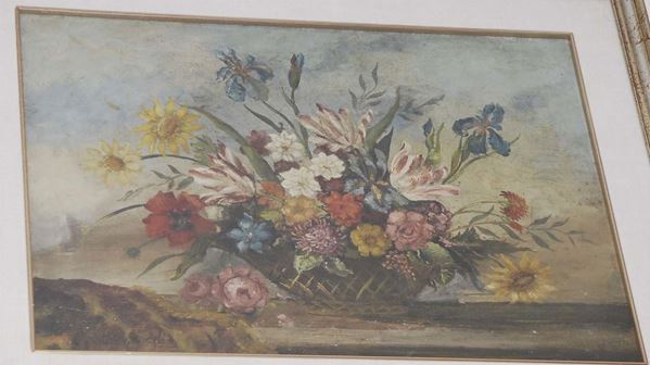 W.C. Urwik (XX secolo) Cesto di fiori