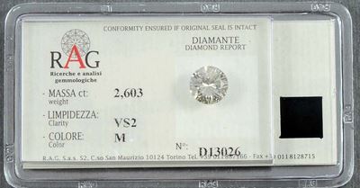 Diamante di Ct 2,603