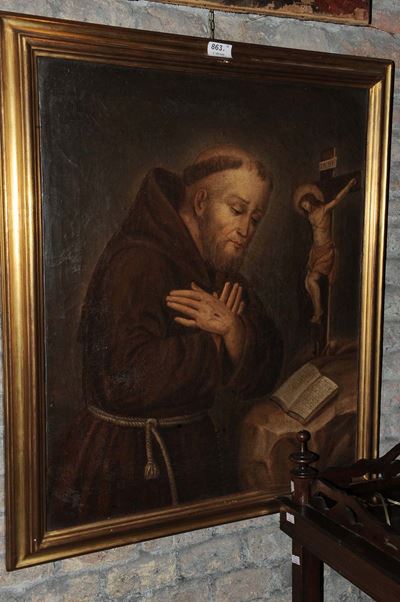Scuola del XIX Secolofrate in Preghiera