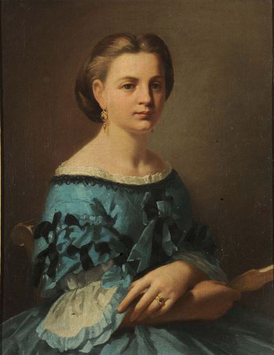 Scuola Italiana del XIX Secoloritratto di Gentildonna