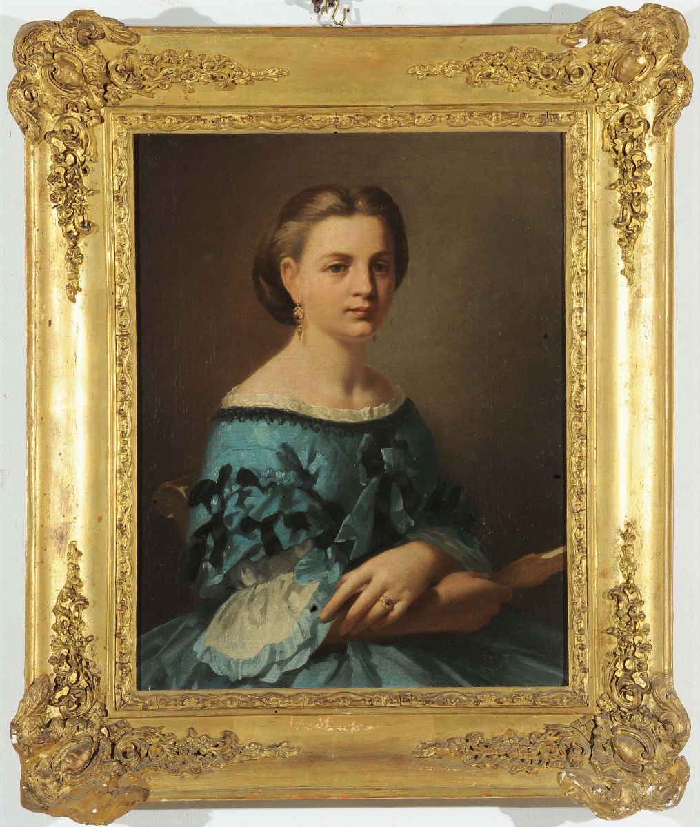 Scuola Italiana del XIX Secoloritratto di Gentildonna
