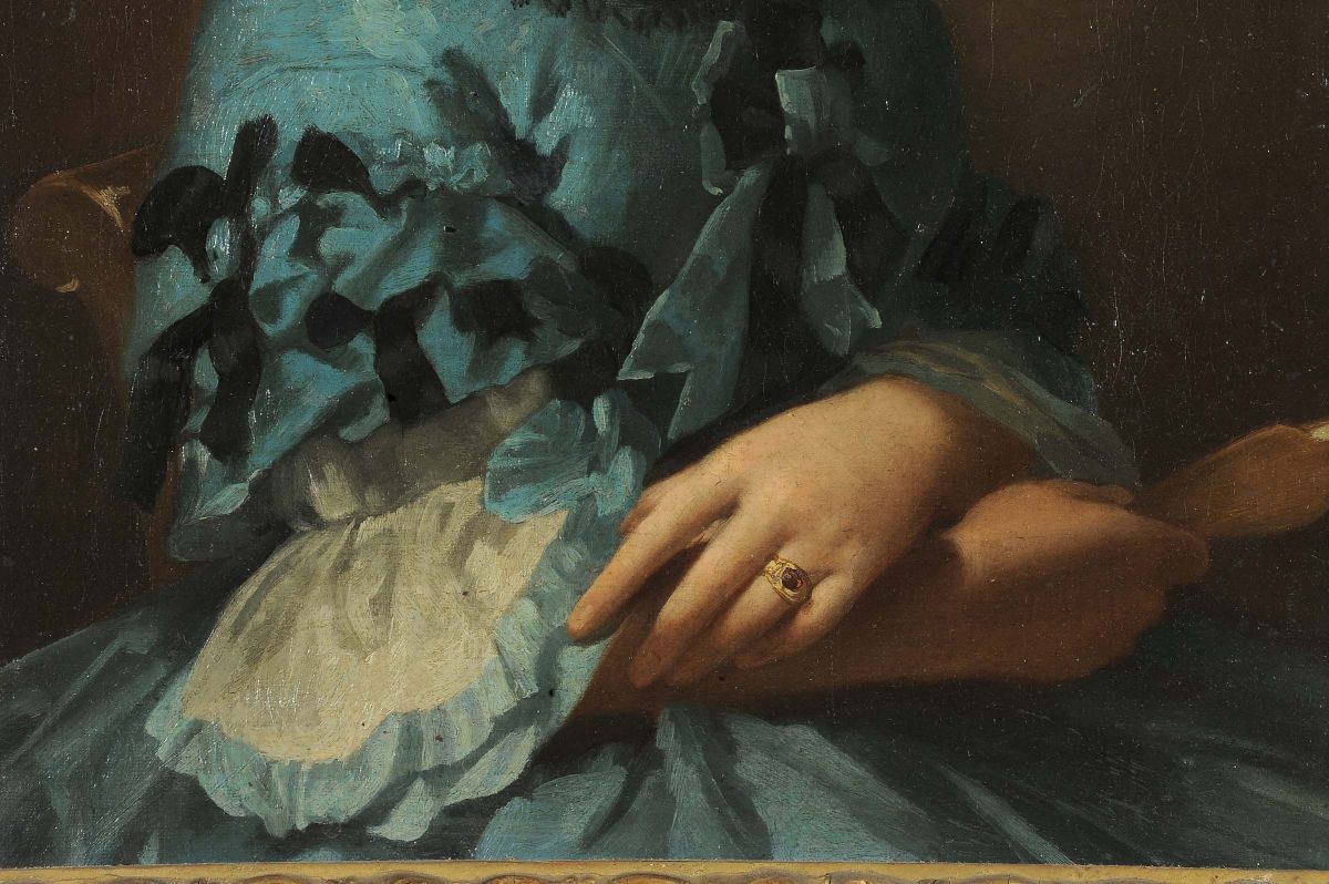 Scuola Italiana del XIX Secoloritratto di Gentildonna