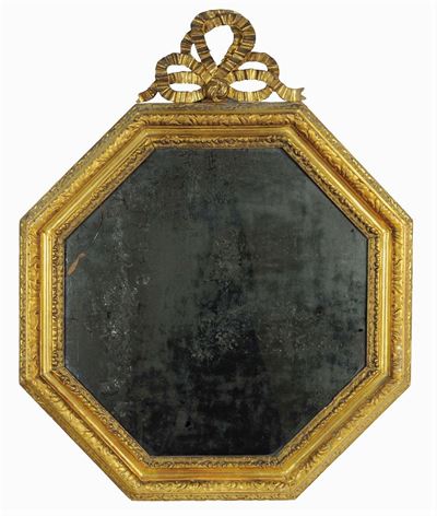 Specchiera Luigi XVI Ottagonale, XVIII Secolo