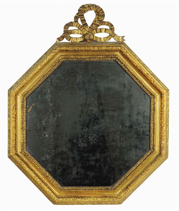 Specchiera Luigi XVI ottagonale, XVIII secolo