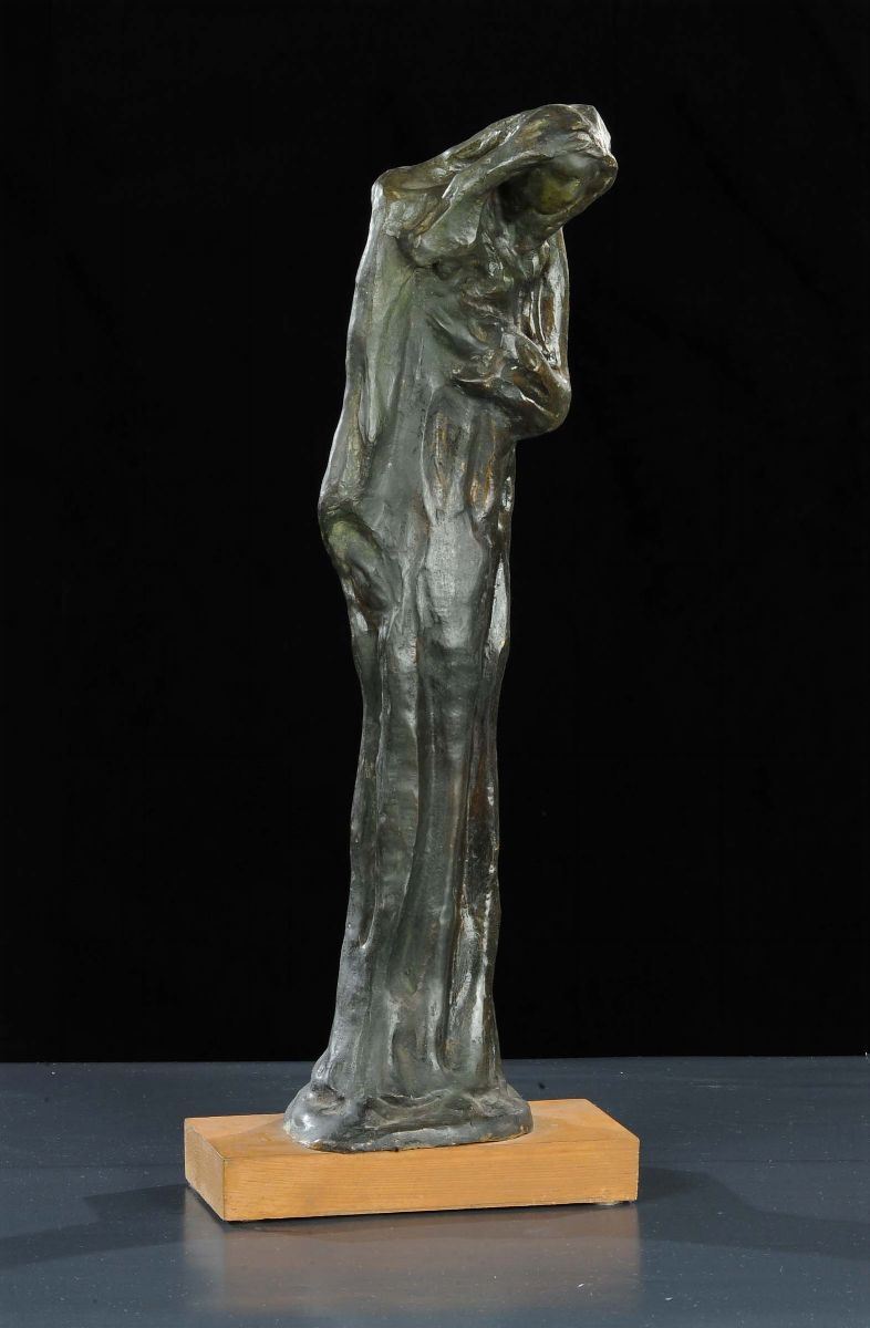 Gabriele Zambardino (XX) Figura femminile  - Asta Antiquariato e Dipinti Antichi - Cambi Casa d'Aste