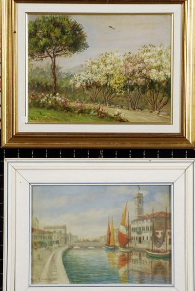 A. Gainotti Cortesiporto-canale di Cesenatico e Viale Alberato