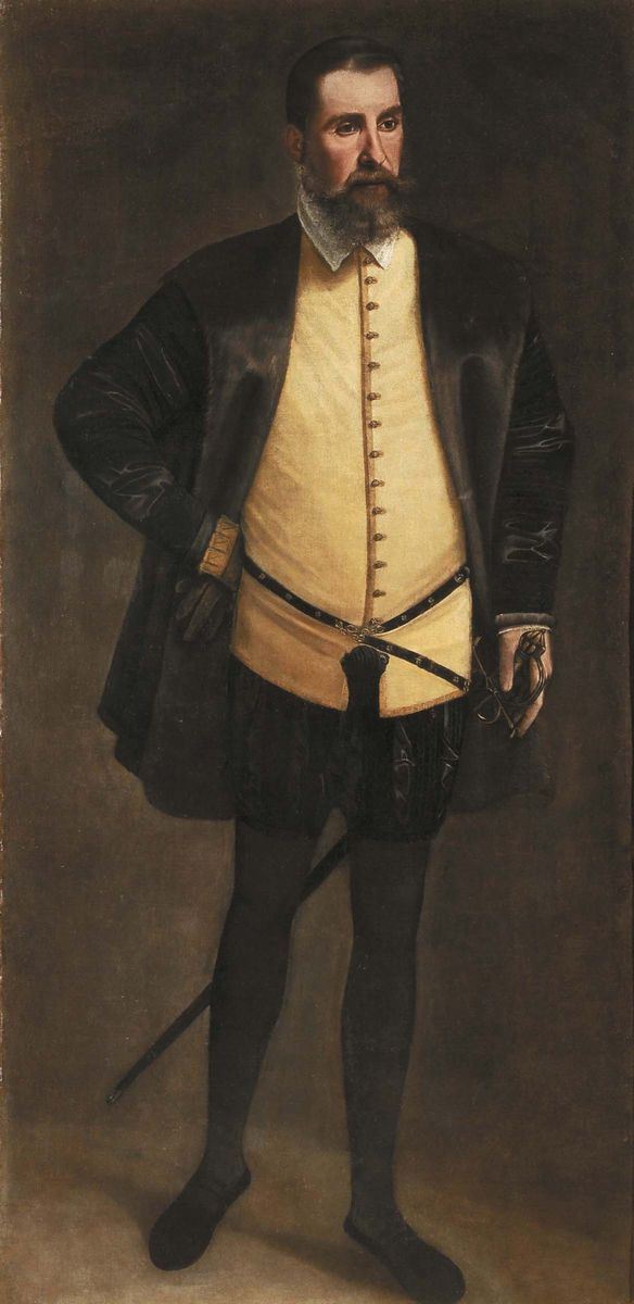 Giovanni di Calcare, attribuito a Ritratto del conte Pacido de Sangro  - Asta Antiquariato e Dipinti Antichi - Cambi Casa d'Aste