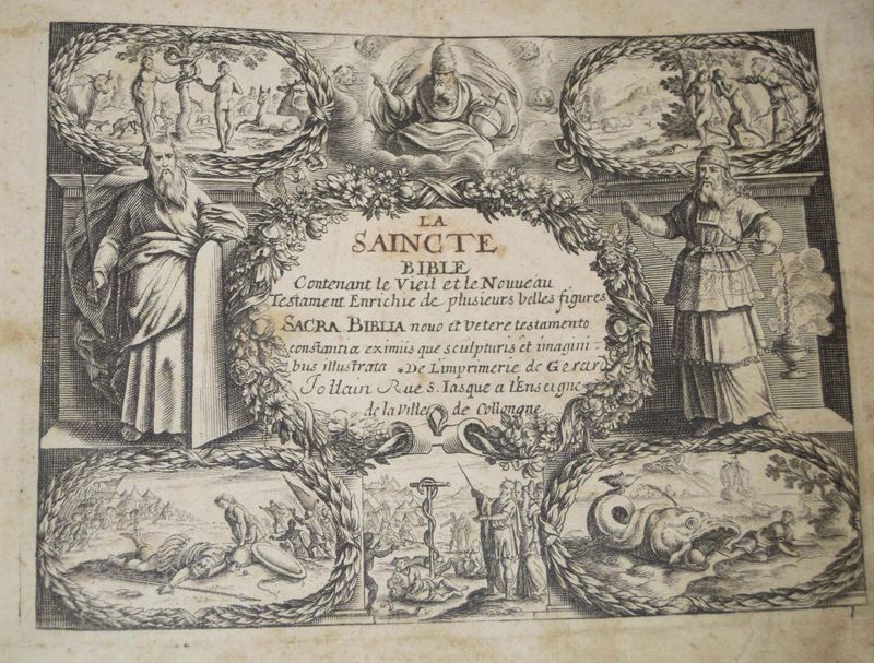 Anonimo La Sancte Biblie...  - Auction OnLine Auction 09-2012 - Cambi Casa d'Aste