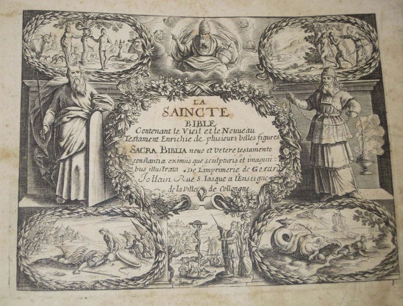 Anonimo La Sancte Biblie...  - Asta Libri Antichi e Rari - Cambi Casa d'Aste