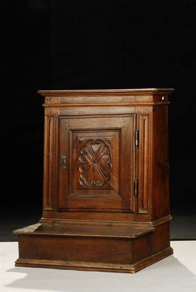Inginocchiatoio in Noce, Genova XVII-XVIII Secolo