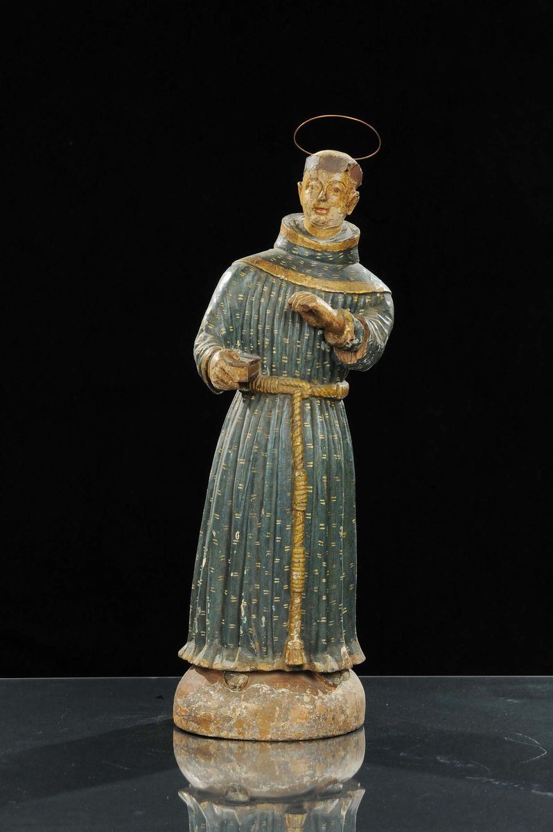 Scuola del XIX secolo Santo  - Asta Antiquariato, Argenti e Dipinti Antichi - Cambi Casa d'Aste