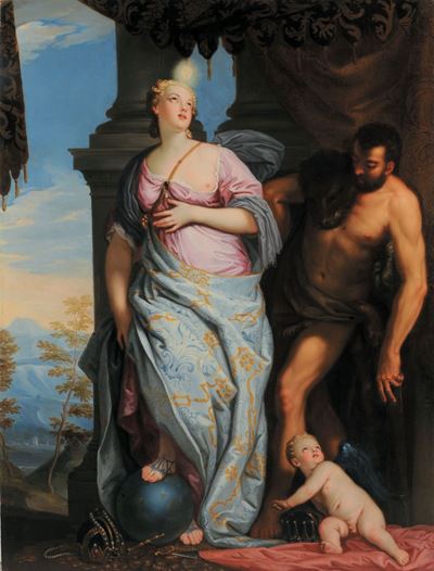 Paolo Veronese (1528-1588), Copia Daallegoria della Saggezza e della Forza Allegoria della Virtù ...