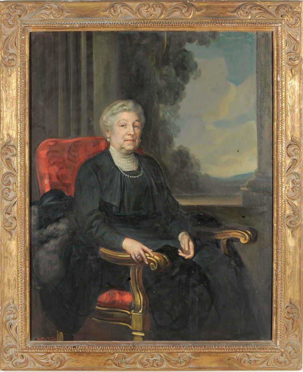 Mattia Traverso (1885-1956)ritratto di Dama